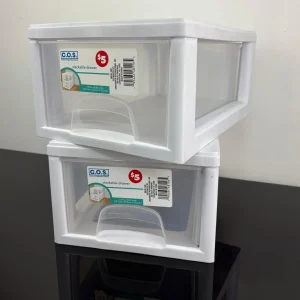 Zapatera de plastico apilable