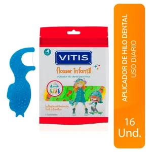 Vitis Hilo Dental "Flosse Infantil" x 16 unidades